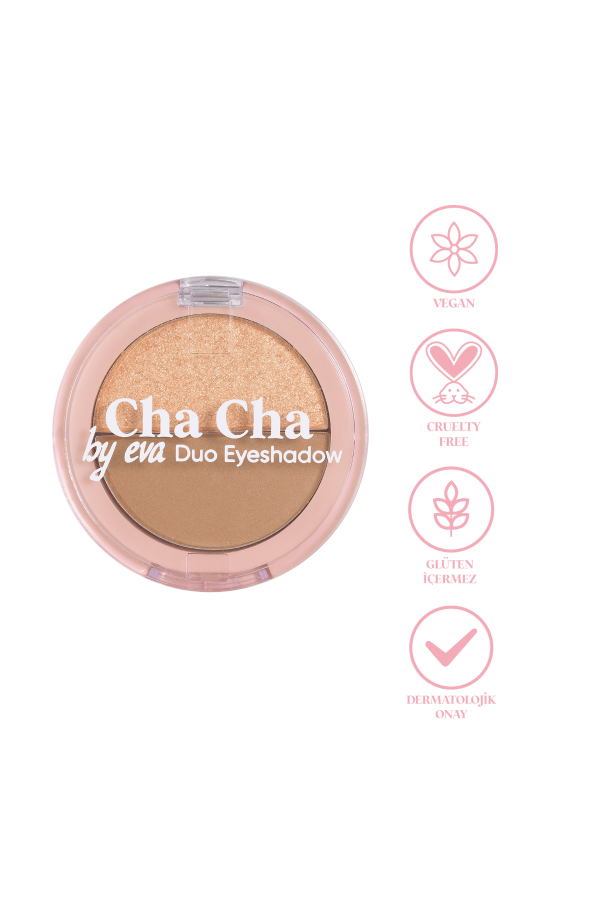 Cha Cha By Eva Duo Eyeshadow - İkili Far Paleti 102 - 2