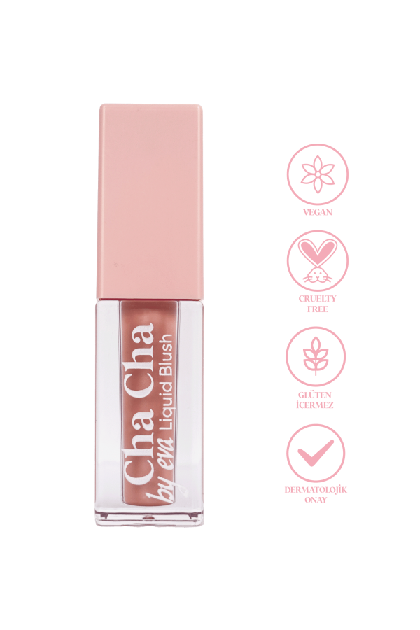 Cha Cha By Eva Liquid Blush - Likit Allık 13 Rose - 5