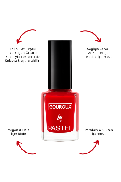 Gouroux By Pastel Oje Gr07 Flaming Red - Pastel (1)