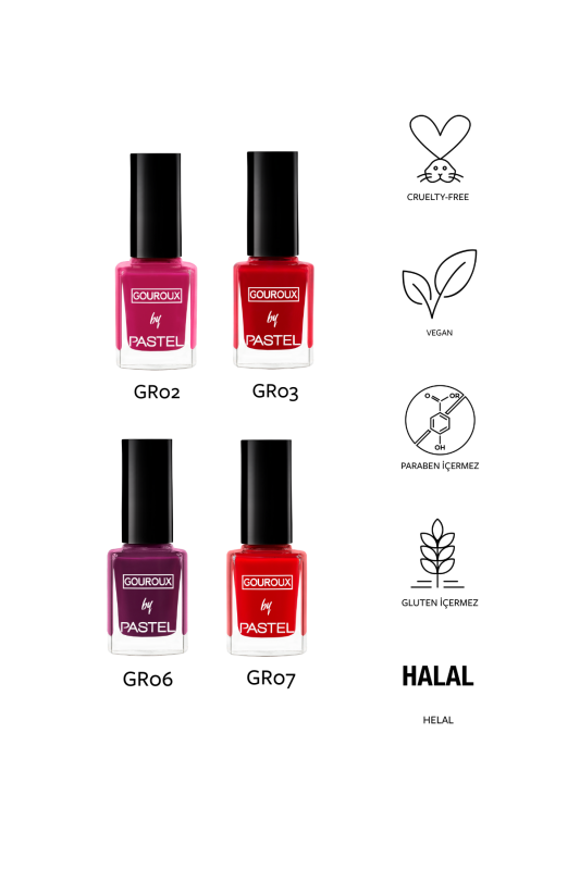 Gouroux By Pastel Oje 4 Lü Çanta 1. Set No: 2-3-6-7 - 3