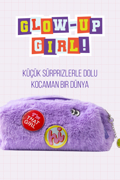 Show by Pastel Mor Peluş Sürpriz Çanta No:2 - Show By Pastel (1)