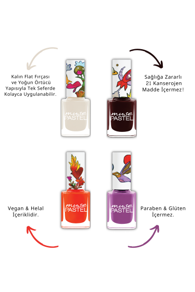 Muse Pastel X Mehmet Sinan Kuran Oje Seti - Pastel (1)