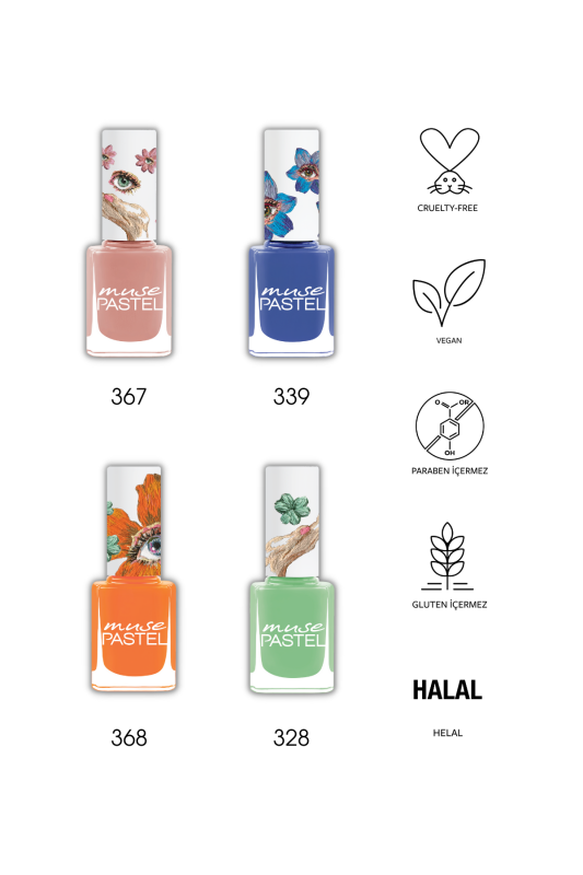 Muse Pastel X Rana Balca Aytekin Oje Seti - 3