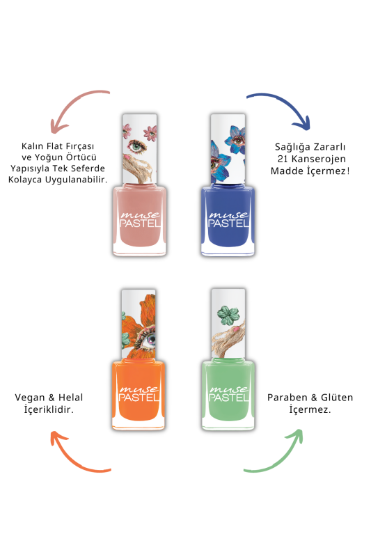 Muse Pastel X Rana Balca Aytekin Oje Seti - 2