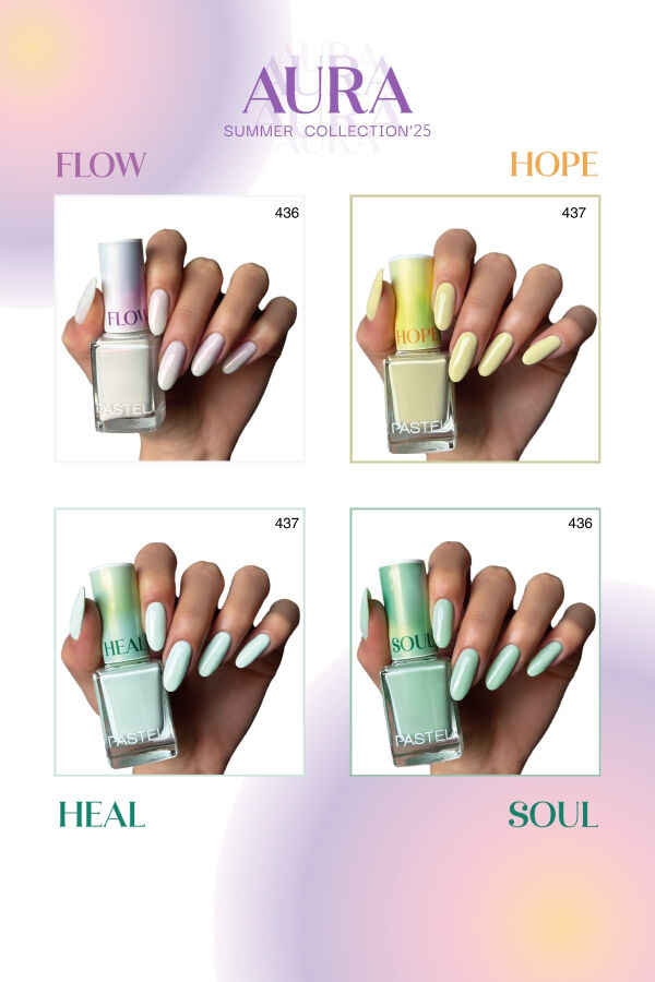 Pastel 2025 Summer Collection Aura 14 lü Oje Set - 2