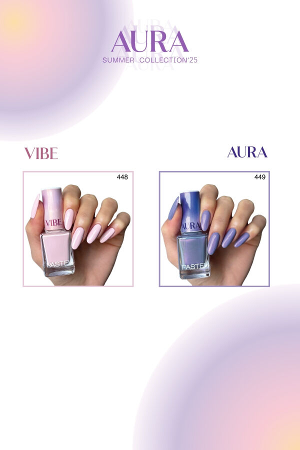 Pastel 2025 Summer Collection Aura 14 lü Oje Set - 5