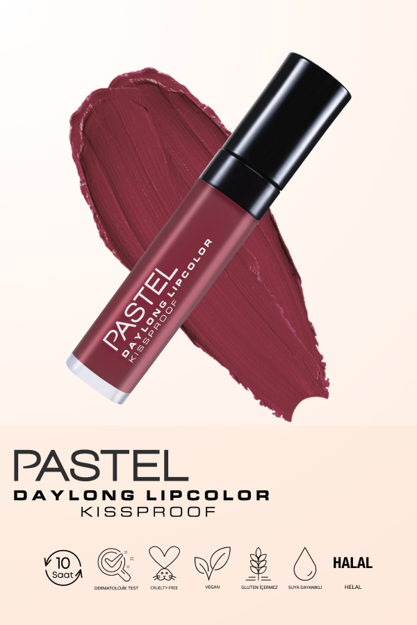 Pastel Daylong Lipcolor Kissproof - Likit Mat Ruj 19 - 6