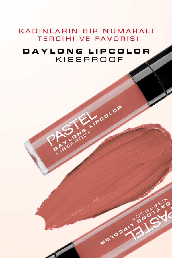 Pastel Daylong Lipcolor Kissproof - Likit Mat Ruj 46 - Açık Şeftali - 4