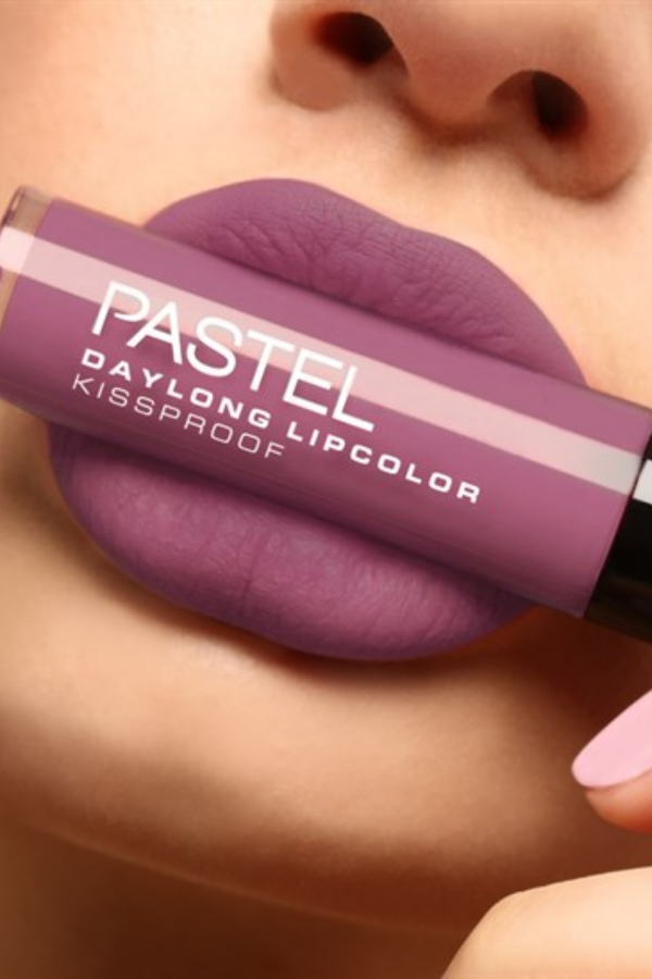 Pastel Daylong Lipcolor Kissproof - Likit Mat Ruj 29 - Açık Mor - 3