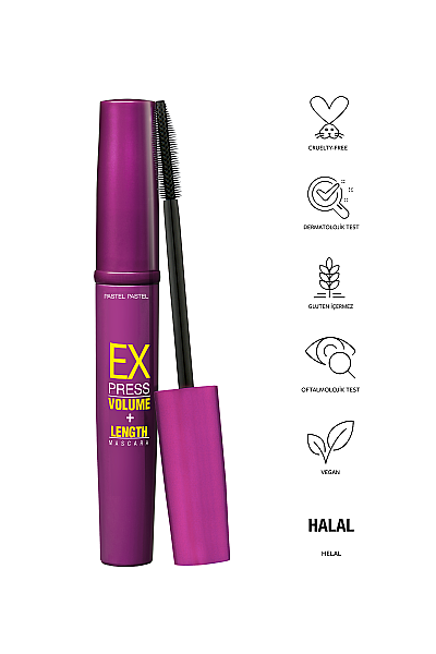 Pastel Express Volume + Length Mascara - Maskara - 4