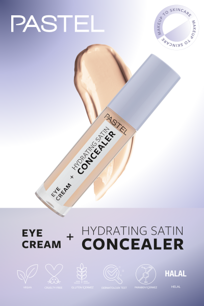 Pastel Eye Cream + Hydrating Satin Concealer 61 - Göz kremi + Göz Altı Kapatıcısı Vanilla - 9