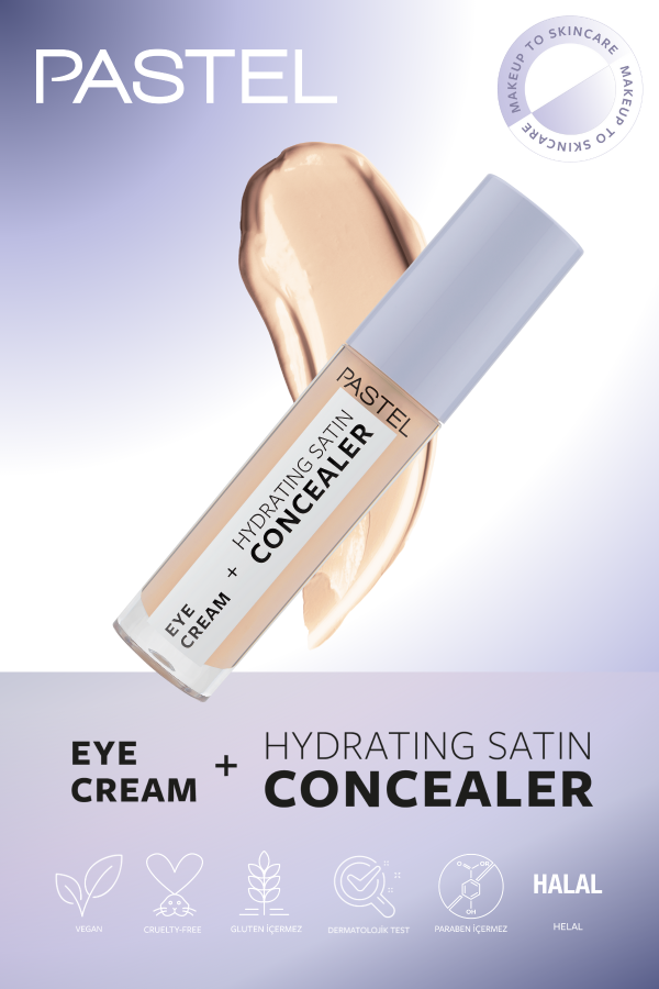 Pastel Eye Cream + Hydrating Satin Concealer 61 - Göz kremi + Göz Altı Kapatıcısı Vanilla - 9
