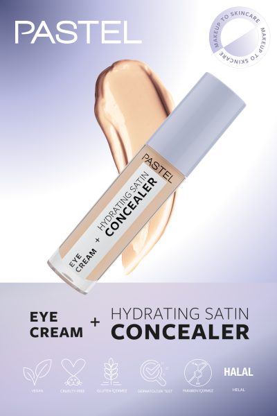 Pastel Eye Cream + Hydrating Satin Concealer 63 - Göz kremi + Göz Altı Kapatıcısı Milkshake - 9