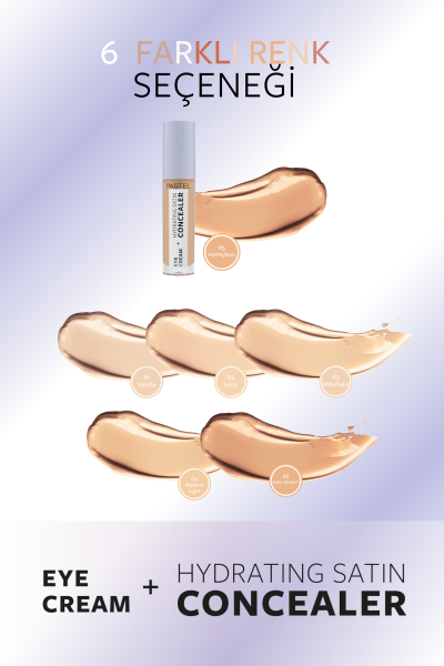 Pastel Eye Cream + Hydrating Satin Concealer 65 - Göz kremi + Göz Altı Kapatıcısı Honeybun - 8