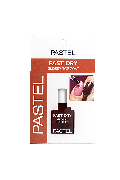 Pastel Fast Dry Glossy Top Coat - Oje Kurucusu - (1)