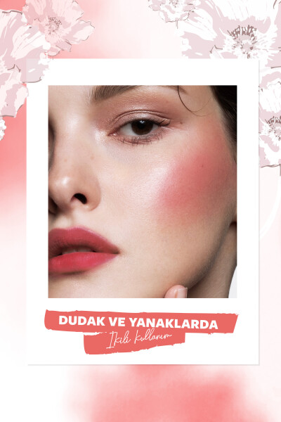 Pastel Full Bloom Lip & Blush - 75 Blur - Dudak ve Yanak Renklendirici - 4