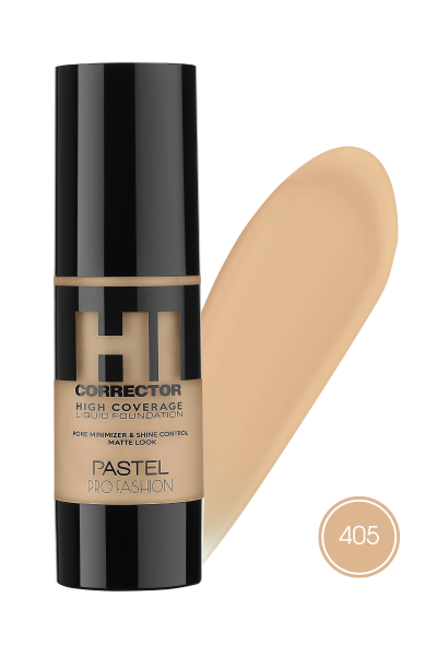 Pastel High Coverage Liquid Foundation - Likit Fondöten 405 - Pastel (1)