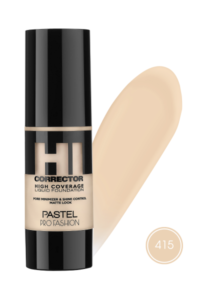 Pastel High Coverage Liquid Foundation - Likit Fondöten 415 - Pastel (1)