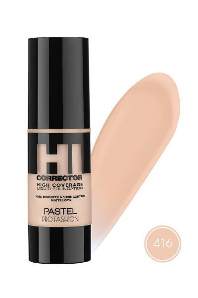 Pastel High Coverage Liquid Foundation - Likit Fondöten 416 - Pastel (1)