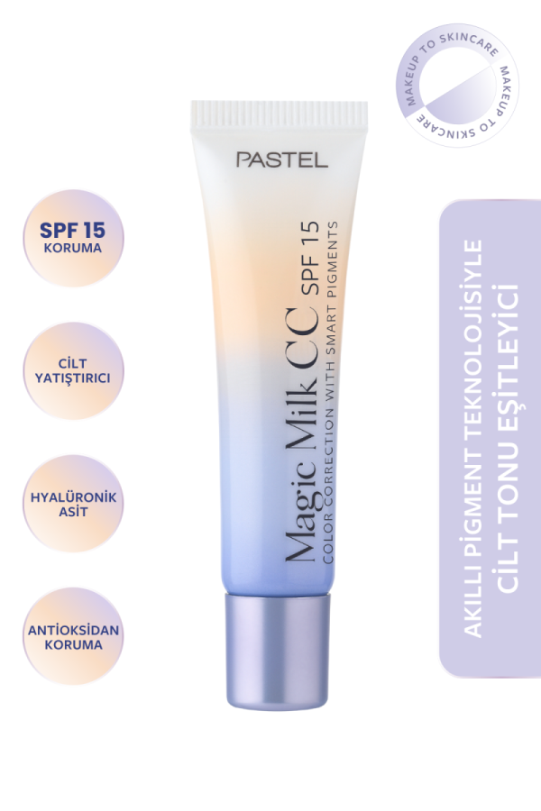 Pastel Magic Milk Spf15 Cc With Smart Pigments 52 - Ivory - 1
