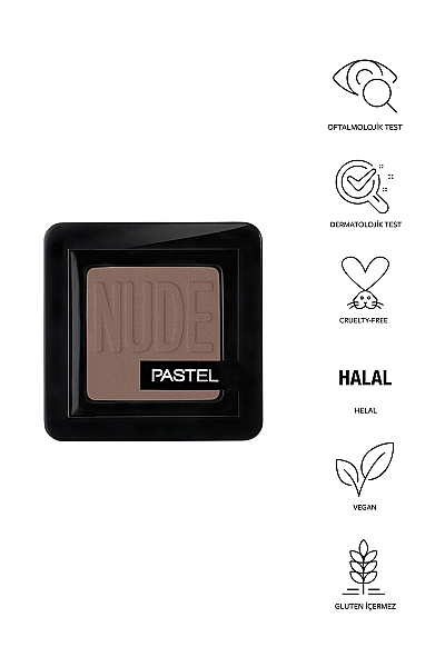 Pastel Nude Single Eyeshadow - Tekli Far 76 Dark Taupe - Pastel (1)