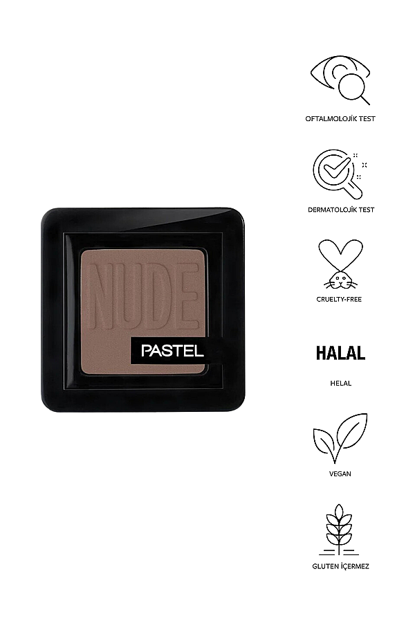 Pastel Nude Single Eyeshadow - Tekli Far 76 Dark Taupe - 2
