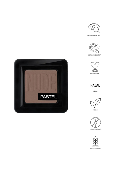 Pastel Nude Single Eyeshadow - Tekli Far 76 Dark Taupe - Pastel (1)