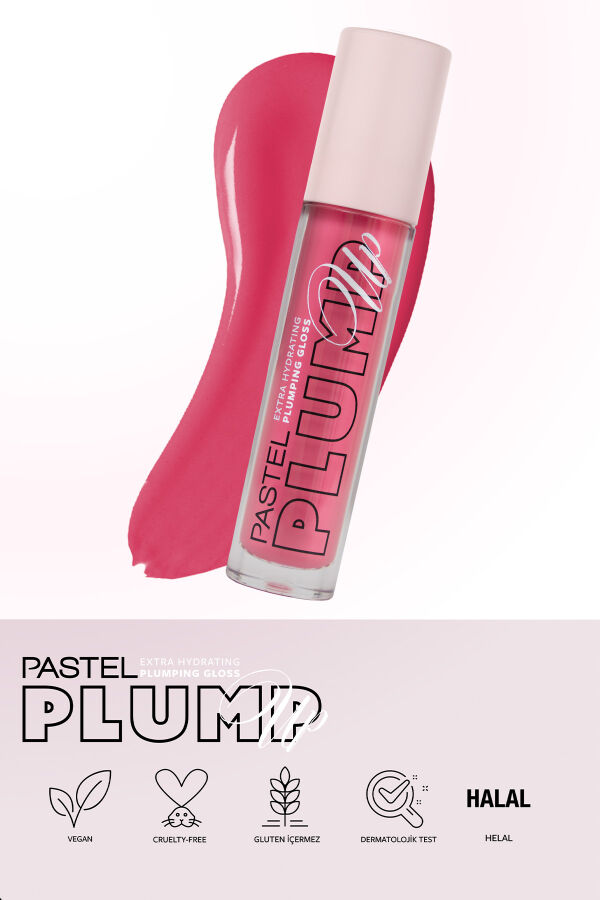 Pastel Plump Up 211 Pink Petal Extra Hydrating Plumping Gloss - Dolgunlaştıran Dudak Parlatıcısı - 4