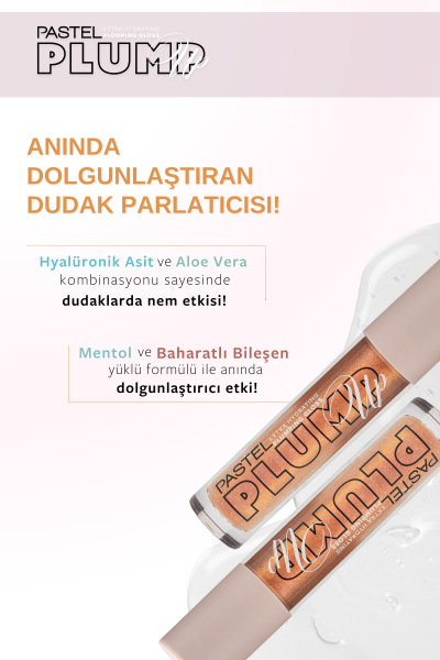 Pastel Plump Up 213 Honey Extra Hydrating Plumping Gloss - Dolgunlaştıran Dudak Parlatıcısı - 5