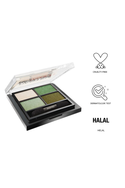 Pastel Quad Eyeshadow - 4'Lü Far 205 - 3