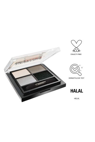 Pastel Quad Eyeshadow - 4'Lü Far 206 - 3