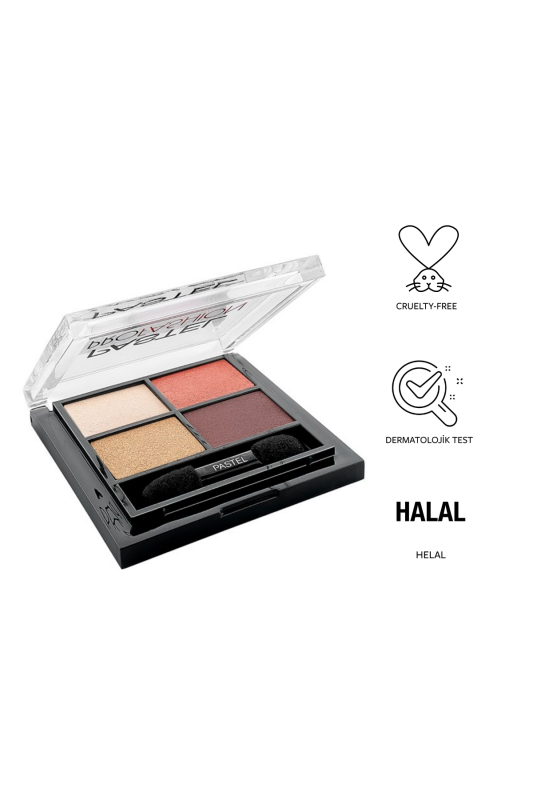 Pastel Quad Eyeshadow - 4'Lü Far 207 - 3