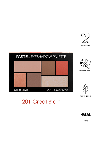 Pastel Eyeshadow Palette So In Love - Far Paleti 201 Great Start - 5