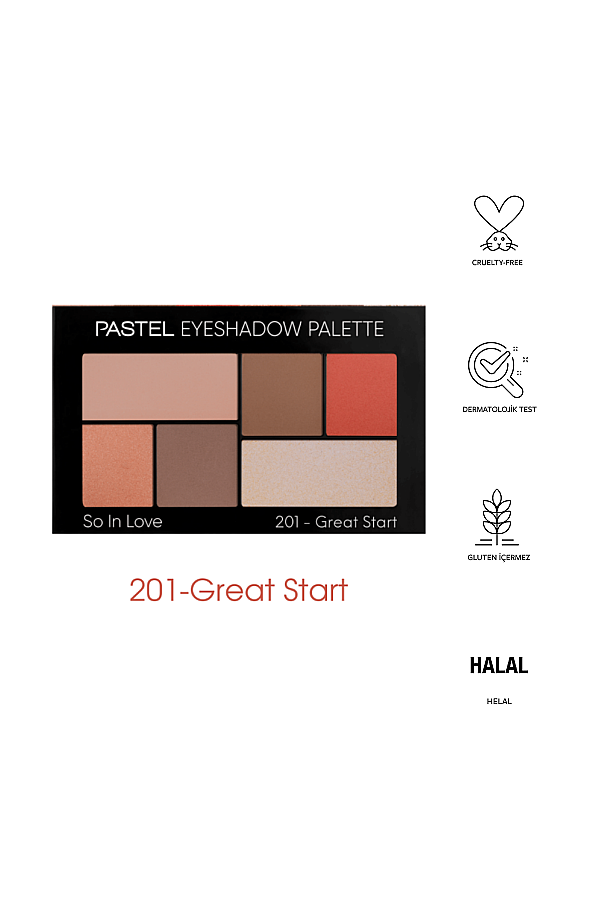 Pastel Eyeshadow Palette So In Love - Far Paleti 201 Great Start - 5