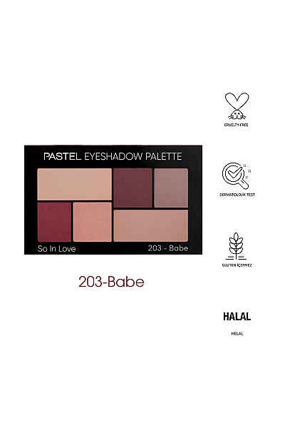Pastel Eyeshadow Palette So In Love - Far Paleti 203 Babe - 5