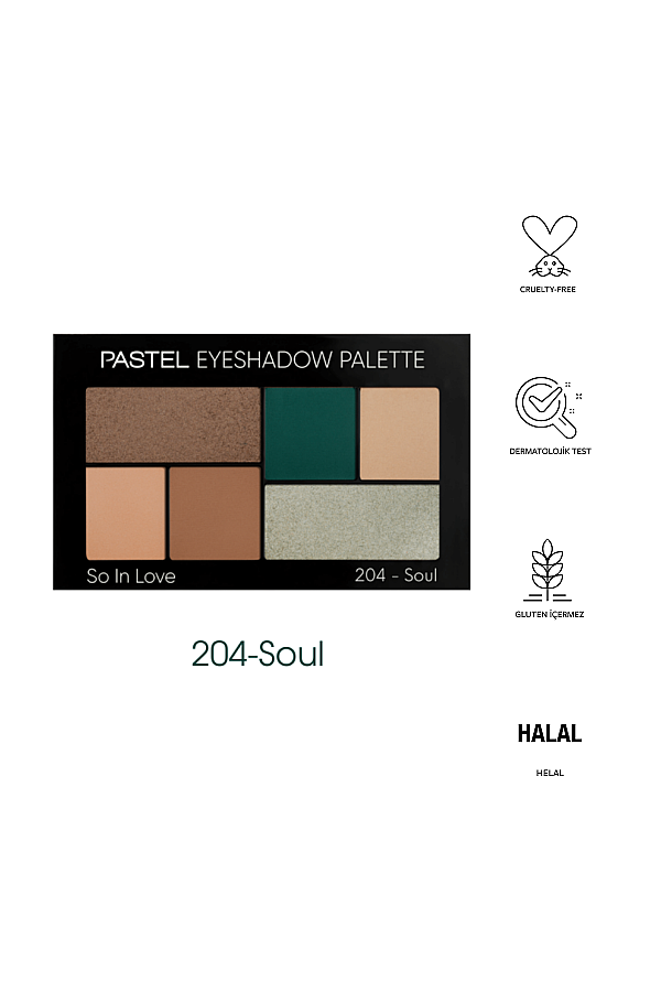 Pastel Eyeshadow Palette So In Love - Far Paleti 204 Soul - 5