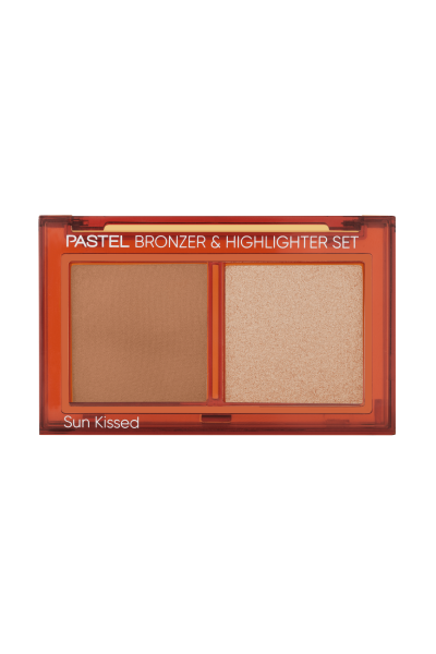 Pastel Bronzer&Highlighter Set Sun Kissed - Bronzlaştırıcı Ve Aydınlatıcı 01 Natural Bronze & Soft Glow - Pastel