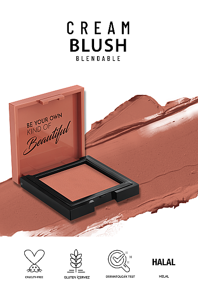 Pastel Cream Blush - Krem Allık 42 Rosery - 7