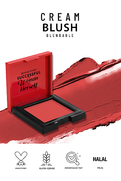 Pastel Cream Blush - Krem Allık 43 Scarlett - 7