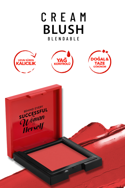 Pastel Cream Blush - Krem Allık 43 Scarlett - 5