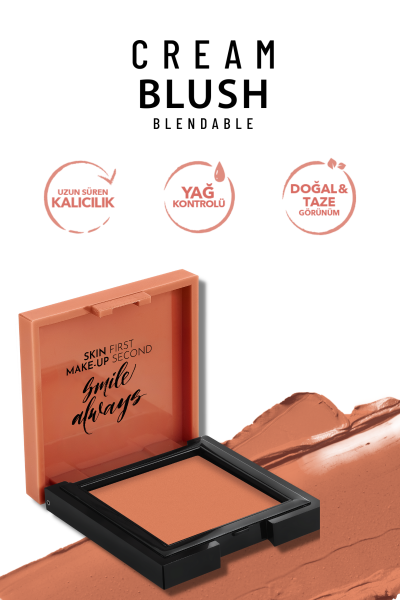 Pastel Cream Blush - Krem Allık 44 Blossom - 4