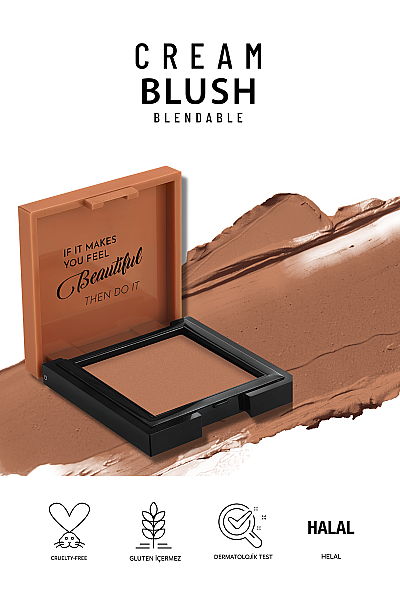 Pastel Cream Blush - Krem Allık 45 Sunlit - 6