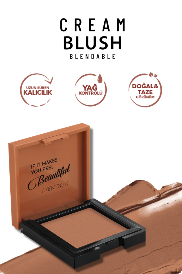 Pastel Cream Blush - Krem Allık 45 Sunlit - 5