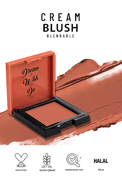 Pastel Cream Blush - Krem Allık 46 Harmony - 6