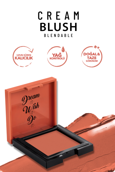 Pastel Cream Blush - Krem Allık 46 Harmony - 5