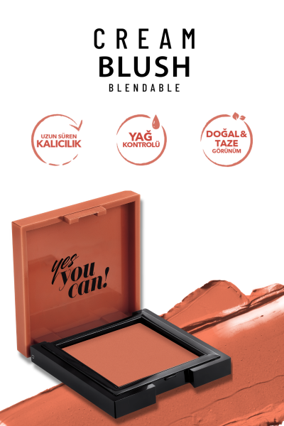 Pastel Cream Blush - Krem Allık 47 Peachy - 4