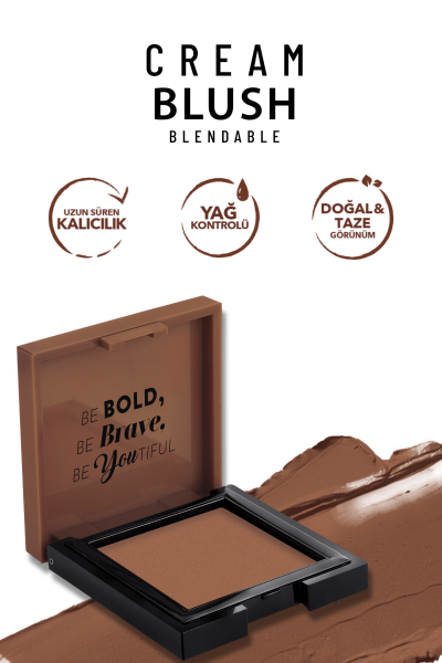 Pastel Cream Blush - Krem Allık 50 Brownie - 4