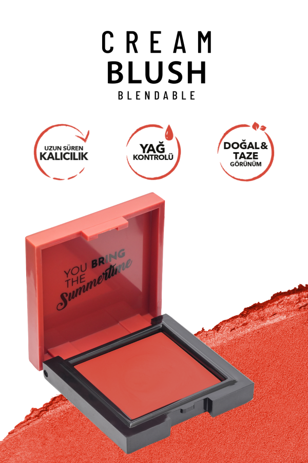 Pastel Cream Blush - Krem Allık 53 Summertime - 3