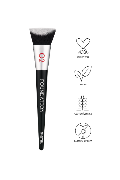 Pastel Foundation Brush - Fondöten Fırçası 02 - 3