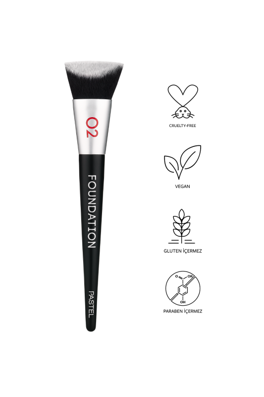Pastel Foundation Brush - Fondöten Fırçası 02 - 3